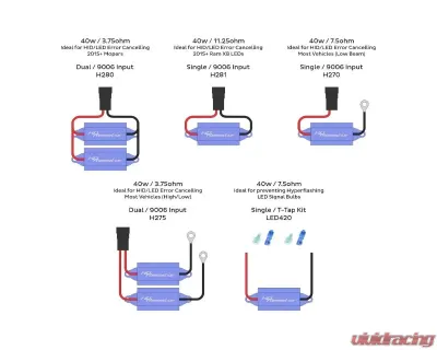 Morimoto Resistor 15+ Mopar Spec - H280