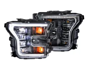 Morimoto XB LED Headlights Pair ASM White DRL Ford F150 2015-2017