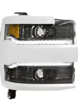 Morimoto XB LED Headlights Pair Unfinished Chevrolet Silverado HD