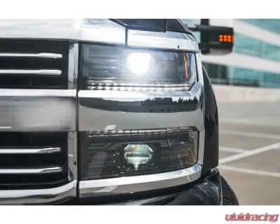Morimoto XB LED Headlights Pair Chrome Chevrolet Silverado HD 2015-2019 - LF541.C