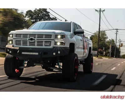 Morimoto XB LED Headlight Front Trim Pieces Unfinished Chevrolet Silverado 1500 2014-2015 - LF543.B