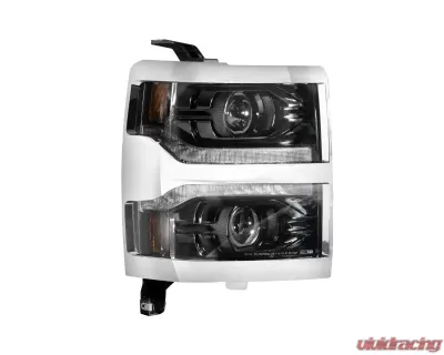 Morimoto XB LED Headlight Front Trim Pieces Unfinished Chevrolet Silverado 1500 2014-2015 - LF543.B
