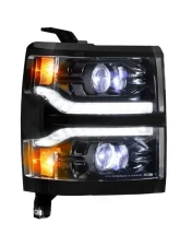 Morimoto XB LED Headlight Front Trim Pieces Unfinished Chevrolet Silverado 1500 2014-2015                                     - LF543.B - Image 9