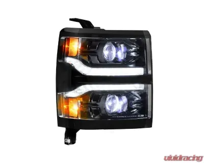 Morimoto XB LED Headlight Front Trim Pieces Unfinished Chevrolet Silverado 1500 2014-2015 - LF543.B