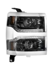 Morimoto XB LED Headlight Front Trim Pieces Chrome Chevrolet Silverado 1500 2014-2015                                     - LF543.C - Image 7