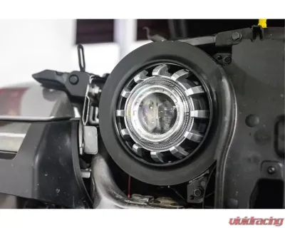 Morimoto 7" LED Headlight Adapters Pair Jeep Wrangler JL 2018+ - LF630