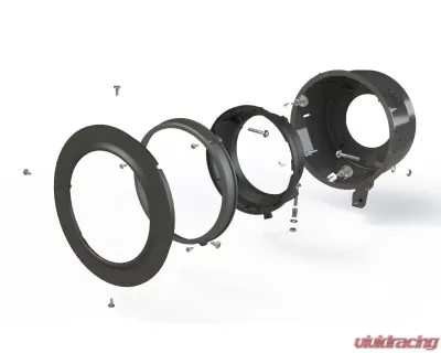 Morimoto 7" LED Headlight Adapters Pair Jeep Wrangler JL 2018+ - LF630