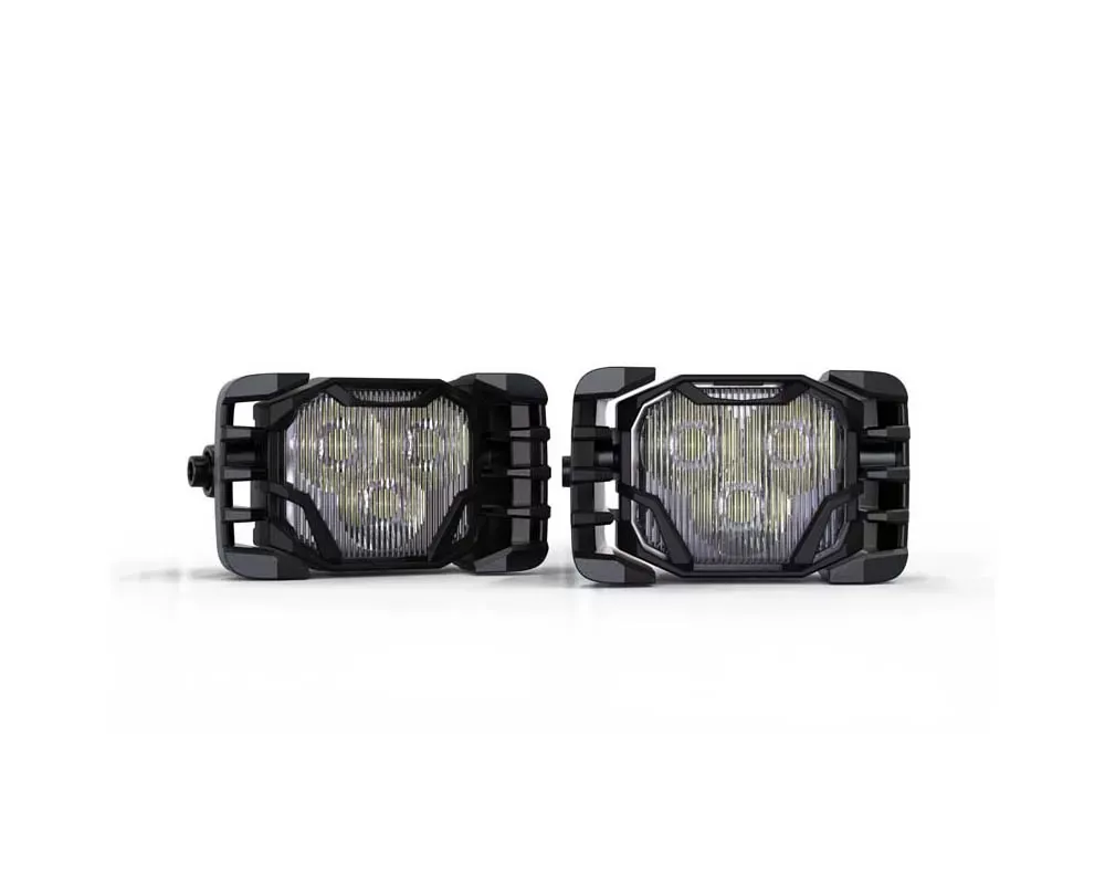 Morimoto 4Banger Fog Light Kit HXB White SAE Wide Beam Ford F-150 2015-2020 - 4B-FOG-F2-1022