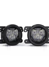 Morimoto 4Banger Fog Light Kit NCS White Combo Beam Jeep Wrangler JK 2007-2017                                     - 4B-FOG-M-1026 - Image 10