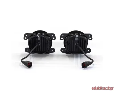 Morimoto 4Banger Fog Light Kit NCS White Combo Beam Jeep Wrangler JK 2007-2017 - 4B-FOG-M-1026