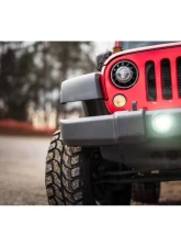 Morimoto 4Banger Fog Light Kit NCS White Combo Beam Jeep Wrangler JK 2007-2017                                     - 4B-FOG-M-1026 - Image 10