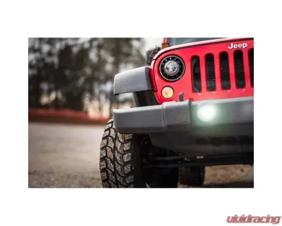 Morimoto 4Banger Fog Light Kit NCS White Combo Beam Jeep Wrangler JK 2007-2017 - 4B-FOG-M-1026
