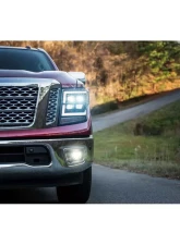 Morimoto 4Banger Fog Light Kit HXB Yellow SAE Wide Beam Nissan Titan 2016-2017                                     - 4B-FOG-S-1071 - Image 10