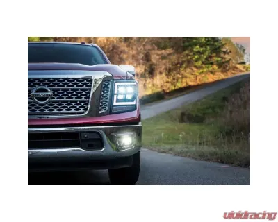 Morimoto 4Banger Fog Light Kit HXB Yellow SAE Wide Beam Nissan Titan 2016-2017 - 4B-FOG-S-1071