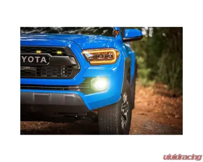 Morimoto 4Banger Fog Light Kit NCS Yellow Spot Beam Toyota Tacoma w/o OEM LED Fogs 2012-2015 - 4B-FOG-T-1037