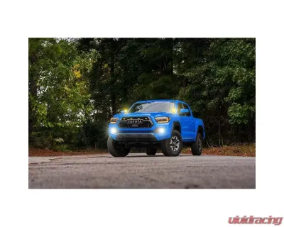 Morimoto 4Banger Fog Light Kit NCS Yellow SAE Wide Beam Toyota Tacoma w/o OEM LED Fogs 2016-2022 - 4B-FOG-T-1053