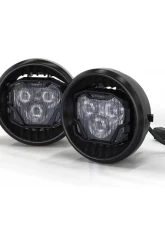 Morimoto 4Banger Fog Light Kit NCS Yellow SAE Wide Beam Toyota Tundra 2007-2013                                     - 4B-FOG-T2-1029 - Image 2