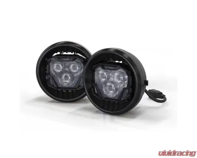 Morimoto 4Banger Fog Light Kit NCS Yellow SAE Wide Beam Toyota Tundra 2007-2013 - 4B-FOG-T2-1029