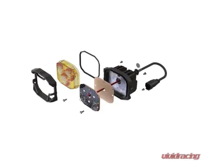 Morimoto 4Banger Fog Light Kit NCS Yellow SAE Wide Beam Toyota Tundra 2007-2013 - 4B-FOG-T2-1029