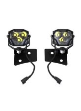 Morimoto 4Banger A-Pillar Kit NCS White Combo Beam Jeep Wrangler JK 2007-2017                                     - 4B-PLR-KIT-1134 - Image 2