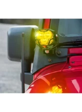 Morimoto 4Banger A-Pillar Kit NCS White Combo Beam Jeep Wrangler JK 2007-2017                                     - 4B-PLR-KIT-1134 - Image 8