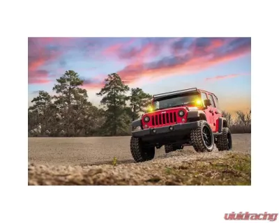 Morimoto 4Banger A-Pillar Kit NCS White Combo Beam Jeep Wrangler JK 2007-2017 - 4B-PLR-KIT-1134