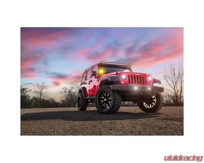 Morimoto 4Banger A-Pillar Kit NCS White Combo Beam Jeep Wrangler JK 2007-2017 - 4B-PLR-KIT-1134