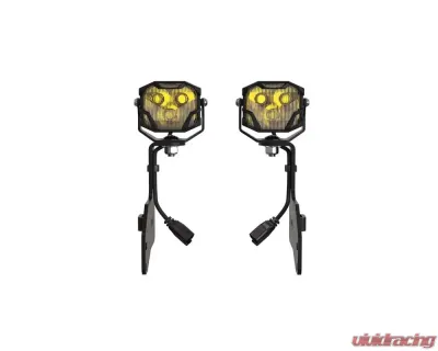 Morimoto 4Banger A-Pillar Kit NCS Yellow Combo Beam Ford Super Duty 2011-2016 - 4B-PLR-KIT-1207