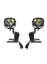 Morimoto 4Banger A-Pillar Kit HXB Yellow Combo Beam GMC Sierra 1500 2014-2018                                     - 4B-PLR-KIT-1093 - Image 2