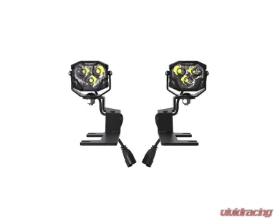 Morimoto 4Banger A-Pillar Kit HXB Yellow Combo Beam GMC Sierra 1500 2014-2018 - 4B-PLR-KIT-1093