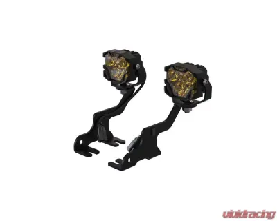 Morimoto 4Banger A-Pillar Kit HXB White Combo Beam Ford Raptor 2009-2014 - 4B-PLR-KIT-1242
