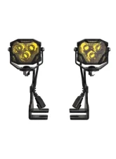 Morimoto 4Banger A-Pillar Kit HXB White Combo Beam Ford Raptor 2009-2014                                     - 4B-PLR-KIT-1242 - Image 2