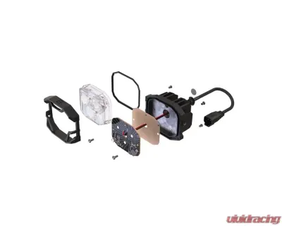 Morimoto 4Banger A-Pillar Kit HXB White Combo Beam Ford Raptor 2009-2014 - 4B-PLR-KIT-1242
