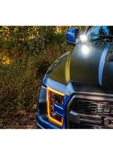 Morimoto 4Banger A-Pillar Kit NCS White Combo Beam Ford Raptor 2015-2020                                     - 4B-PLR-KIT-1182 - Image 10