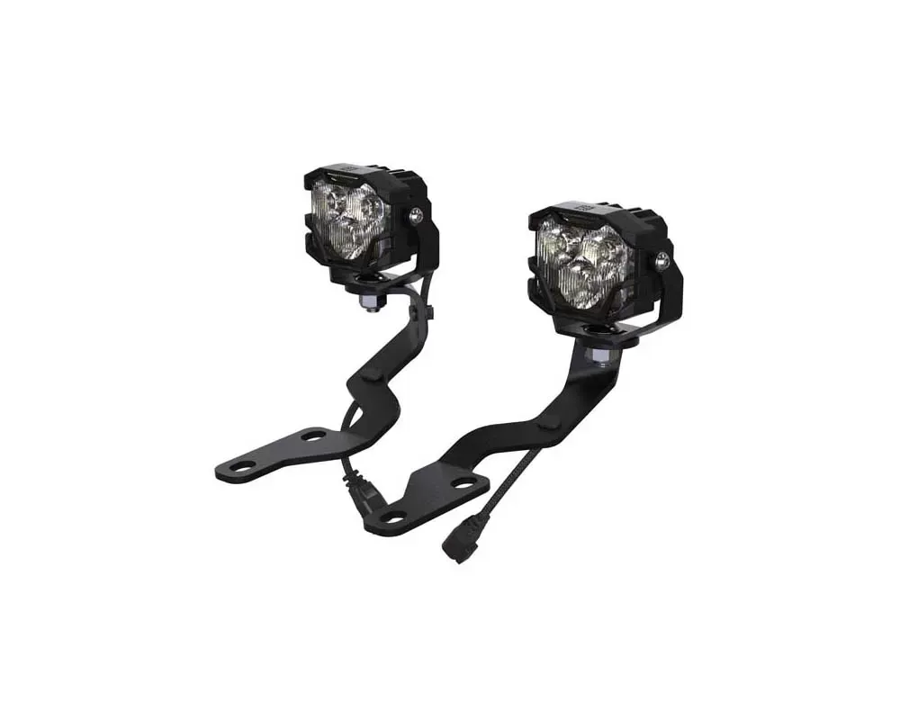 Morimoto 4Banger A-Pillar Kit NCS White SAE Wide Beam Toyota Tacoma 2005-2015 - 4B-PLR-KIT-1064