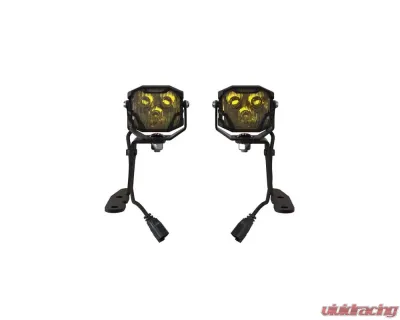 Morimoto 4Banger A-Pillar Kit HXB Yellow Spot Beam Chevrolet Silverado 2007-2013 - 4B-PLR-KIT-1236