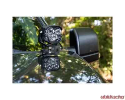 Morimoto 4Banger A-Pillar Kit HXB Yellow Spot Beam Chevrolet Silverado 2007-2013 - 4B-PLR-KIT-1236