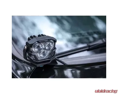 Morimoto 4Banger A-Pillar Kit HXB Yellow Spot Beam Chevrolet Silverado 2007-2013 - 4B-PLR-KIT-1236