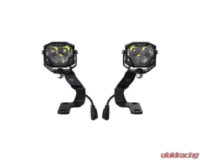 Morimoto 4Banger A-Pillar Kit HXB Yellow Spot Beam Lexus GX470 2003-2009 - 4B-PLR-KIT-1296