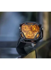 Morimoto 4Banger A-Pillar Kit HXB Yellow Spot Beam Lexus GX470 2003-2009                                     - 4B-PLR-KIT-1296 - Image 10