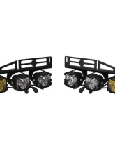 Morimoto 4Banger Fog Light Kit HXB Yellow Wide / Wide / Wide Ford Raptor 2015-2020                                     - 4B-FOG-RAP-1002 - Image 3