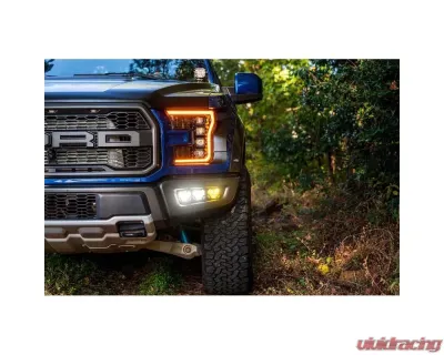 Morimoto 4Banger Fog Light Kit HXB Yellow Wide / Wide / Wide Ford Raptor 2015-2020 - 4B-FOG-RAP-1002