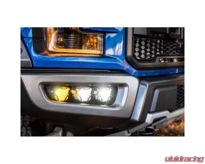 Morimoto 4Banger Fog Light Kit HXB Yellow Wide / Wide / Wide Ford Raptor 2015-2020 - 4B-FOG-RAP-1002