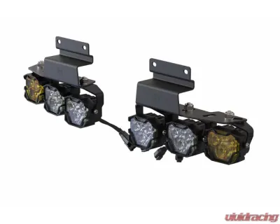 Morimoto 4Banger Triple Fog Kit Ford Raptor 2010-2014 - 4B-FOG-RAP-1009