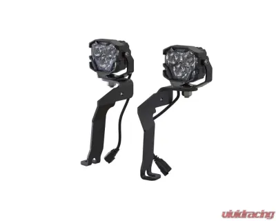 Morimoto 4Banger HXB Yellow Spot Beam Ditch Light Kit Ford F-150 2021+ - 4B-PLR-KIT-1308