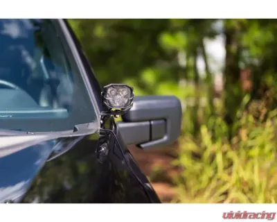 Morimoto 4Banger HXB Yellow Spot Beam Ditch Light Kit Ford F-150 2021+ - 4B-PLR-KIT-1308