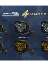 Morimoto 4Banger HXB Yellow Spot Beam Ditch Light Kit Ford F-150 2021+                                     - 4B-PLR-KIT-1308 - Image 9