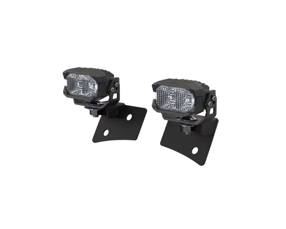 Morimoto 2Banger NCS Yellow Combo Beam Ditch Light Kit Jeep Wrangler JK 2007-2018 - 2B-PLR-KIT-1135