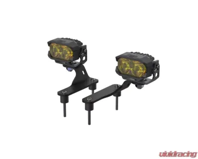 Morimoto 2Banger HXB White Flood Beam Ditch Light Kit Jeep Gladiator JT 2020+ - 2B-PLR-KIT-1388