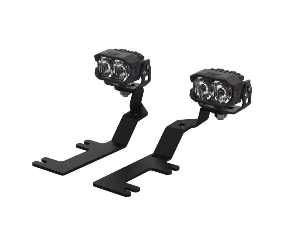 Morimoto 2Banger HXB White Combo Beam Ditch Light Kit Chevrolet Silverado 1500 2014-2018 - 2B-PLR-KIT-1254